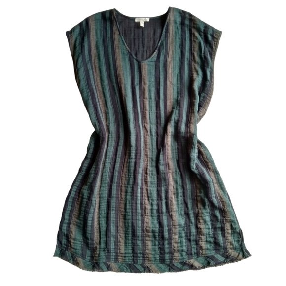 EILEEN FISHER Caftan Tunic Coverup - Picture 2 of 9